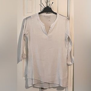 St. John vase, white cover-up size large